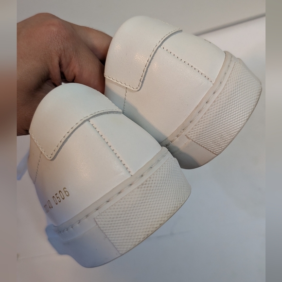 Woman by Common Projects Achilles Low Top Leather Sneakers White EU 40 US 10 NEW - Picture 5 of 8